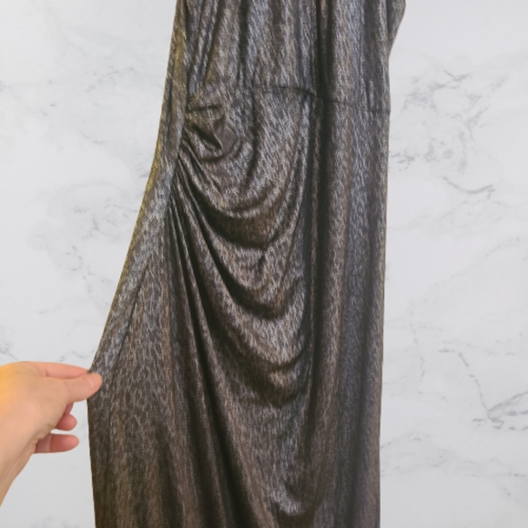 David Meister Beaded Formal Maxi Dress - Picture 3 of 6